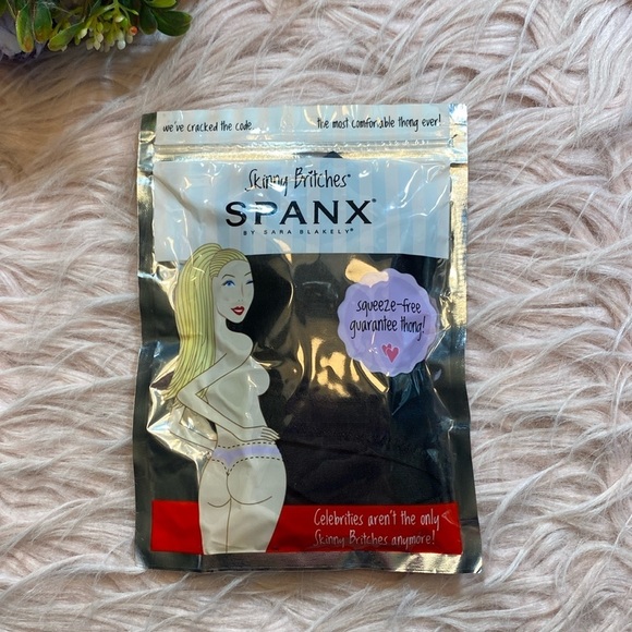 NWT SPANX Skinny Britches Everyday Thong in Black sz L/XL - Picture 2 of 5
